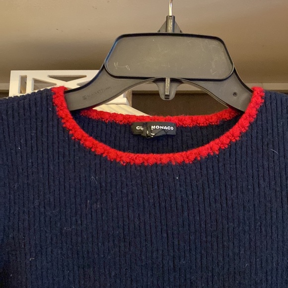 Club Monaco Xs blue sweater dress cloviee - Picture 4 of 8